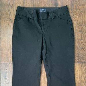 Gap curvy fit black pants, size 8